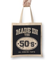 1950s Made In 50s All Genuine Parts Bez Çanta Uzun Saplı