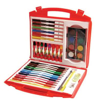 Faber Castell Boyama Çantası - Pastel Sulu Kuru Keçeli Boya Seti