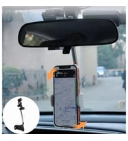 qosrix Araba Dikiz Aynasına Takılan Telefon Tutucu Oto Vlog Çekim Telefon Kamera Tutucu Ayna Tel Tutucu