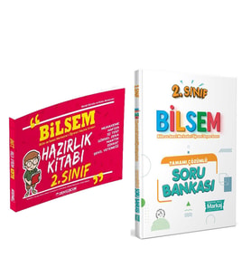 Zeki Çocuk 2. Sınıf Bilsem Hazırlık Kitabı ve Markaj Yayınları Bilsem Soru Bankası Seti 2 Kitap