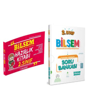 Zeki Çocuk 2. Sınıf Bilsem Hazırlık Kitabı ve Markaj Yayınları Bilsem Soru Bankası Seti 2 Kitap