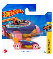 Donut Drifter Pembe Teker Hot Wheels Tekli Arabalar 1/64 Ölçek Metal Oyuncak Araba