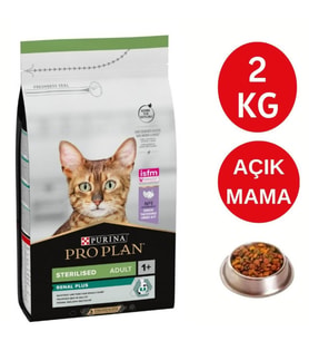 Pro Plan Sterilised hindili kısırlaştırılmış kedi maması 2 kg Açık Mama