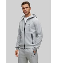 Hugo Boss Erkek Kapüşonlu Sweatshirt 50487949 U007457 - GRI  (Gri)