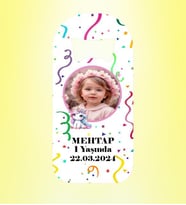 Resimli İsimli Pony Parti Magnet Açacak Kişiye Özel