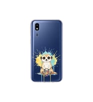 Samsung Galaxy A2 Core ile Uyumlu Splash Mirket Tasarımlı Şeffaf Silikon Kılıf