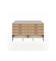 Kronos Konsol 8 Çekmeceli  176x59x99 Antrasit-Aytaşı/Çam