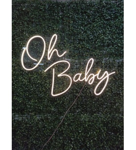 oh baby neon led tabela(70x35cm)
