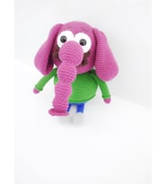 Kral Şakir - Fil Necati Amigurumi Organik Oyuncak