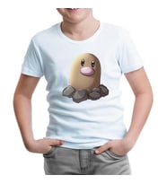 Pokemon Go - Diglett Beyaz Çocuk Tshirt
