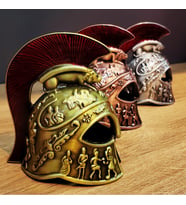 Metal Dekoratif Şövalye Miğferi