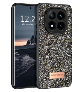 Redmi Note 14 4G Bright Simli Kapak - Gümüş