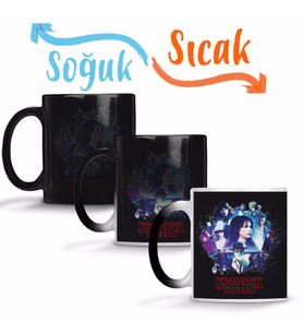 Stranger Things 3 Sihirli Kupa Bardak Porselen
