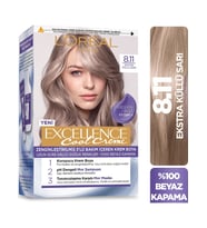 L'Oreal Paris Excellence Ekstra Küllü Kumral Saç Boyası 8,11