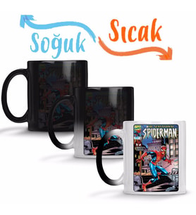 Spiderman Marvel The Sensational Sihirli Kupa Bardak Porselen