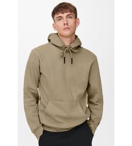 Only & Sons Kapüşonlu Pamuklu Erkek Sweatshirt - 22018685 (Krem)