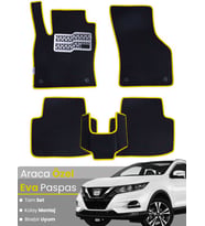 Nissan Qashqai (2014-2021) Uyumlu EVA Paspas Tam Set–Birebir Uyum,Su Geçirmez,Kolay ve Hızlı Montaj
