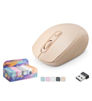 Kablosuz Mouse 1600 Dpi 25Li Paket Siyah Beyaz Mi Pembe Turuncu Q220K