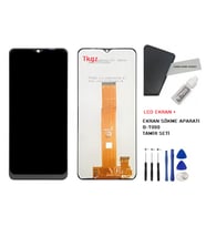 Samsung Galaxy A12 - SM-A125 Uyumlu Lcd Ekran Dokunmatik Servis Lcd + B-7000 + TAMİR SETİ