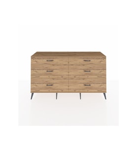 Hyperion Konsol 6 Çekmeceli  176x44x99 Çam-Çam