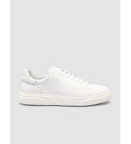%100 Hakiki Deri Beyaz Erkek Sneaker