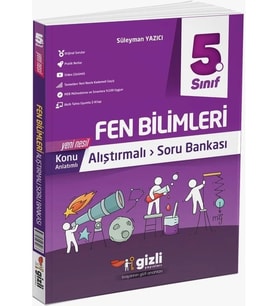 Gizli Yayınları 5. Sınıf Fen Bilimleri Konu Anlatımlı Alıştırmalı Soru Bankası