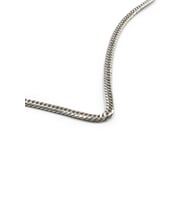 Erkek Kalın Çelik Zincir Kolye Gümüş Renk 55 cm 5 mm Kararmaz Güçlü Tasarım