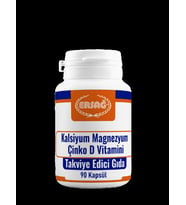ERSAĞ KALSİYUM, MAGNEZYUM, ÇİNKO, D VİTAMİNİ