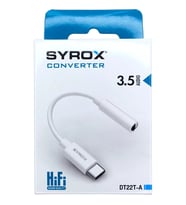 Syrox DT22T-A Type-C To 3.5 mm Jack Kulaklık Çevirici Aux Dönüştürücü Adaptör