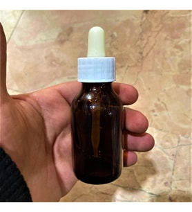 50 Ml Plastik Damlalıklı Amber Cam Şişe , 50Cc Kahverengi Cam Şişe Damlalıklı x 6 Adet