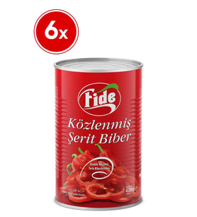 Fide Közlenmiş Şerit Biber 6 X 4200 G
