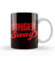 Ginger Swag Redhead Team Red Orange Hair Haired Irish Kupa Bardak Porselen