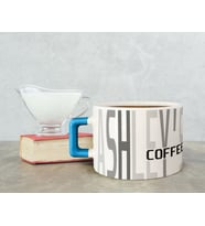 BK Gift Kişiye Özel İsimli Mavi Kulplu Çay & Kahve Fincanı-22, Arkadaşa Hediye, Sevgiliye Hediye