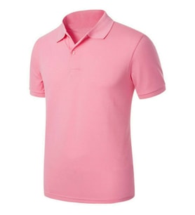 Unisex Polo Yaka Kısa Kol Okul T-shirt