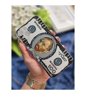 Iphone 15 PLUS Uyumlu Van Gogh Tasarımlı Şeffaf Telefon Kılıfı