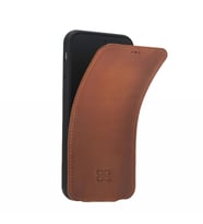 Bouletta Apple iPhone XR Uyumlu Deri Kapaklı Kılıf FLCC RST2EF Taba