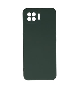 Oppo A73 Kılıf Nano İçi Kadife Silikon - Koyu Yeşil