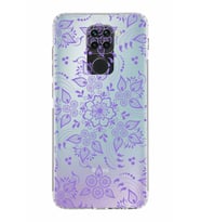 Xiaomi Redmi Note 9  Kamera Korumalı Kapak Nostalji Desen Tasarımlı Şeffaf  Kılıf