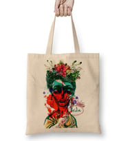 Frida Kahlo Bez Çanta Uzun Saplı