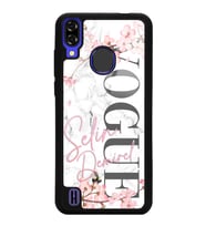 Reeder P13 Blue Uyumlu Mermerli Sakura Vogue Tasarımlı Glossy Telefon Kılıfı