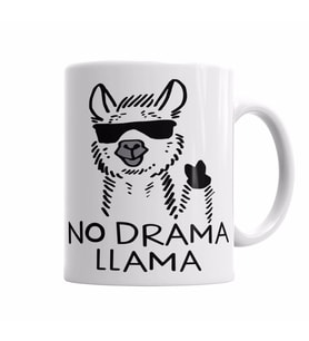 NO DRAMA Kupa Bardak Porselen