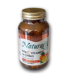 Natura Life NTR Vitamin C ve Çinko 60 Tablet