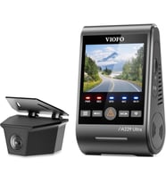 Viofo A229 Ultra-W 2 Kameralı Ön Ve Arka Dış Su Geçirmez 4K+4K Sony Starvis 2 Sensörlü Dual Hdr Wi-F (Standart)