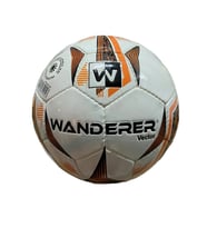 4 Numara Wanderer Vektör Futbol Topu (Turuncu-Sıyah)