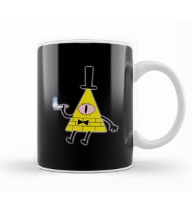 Blazing Bill Cipher Kupa Bardak Porselen