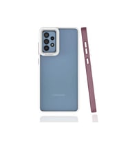 Samsung Galaxy A72 Uyumlu Kılıf Zore Mima Kapak (Mürdüm)