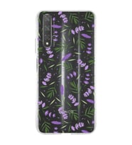 PrintiFy Huawei Nova 5T ile Uyumlu 1mm Slim Fit Water Color 3 Baskılı Şeffaf  Kılıf