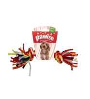 Pawise Renkli Düğümlü İp Kemik Köpek Oyuncağı 22 cm