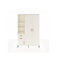 Arges Gardrop 5 Raflı 2 Çekmeceli Tek Askılı 132x30x195 Aytaşı-Aytaşı