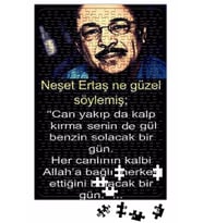 Neşet Ertaş Söz Puzzle 240 Parça Yapboz